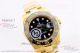 AJF Copy Rolex GMT Master II All Gold Black Dial Oyster Bracelet 40 MM 2836 Automatic Watch 116718LN (3)_th.jpg